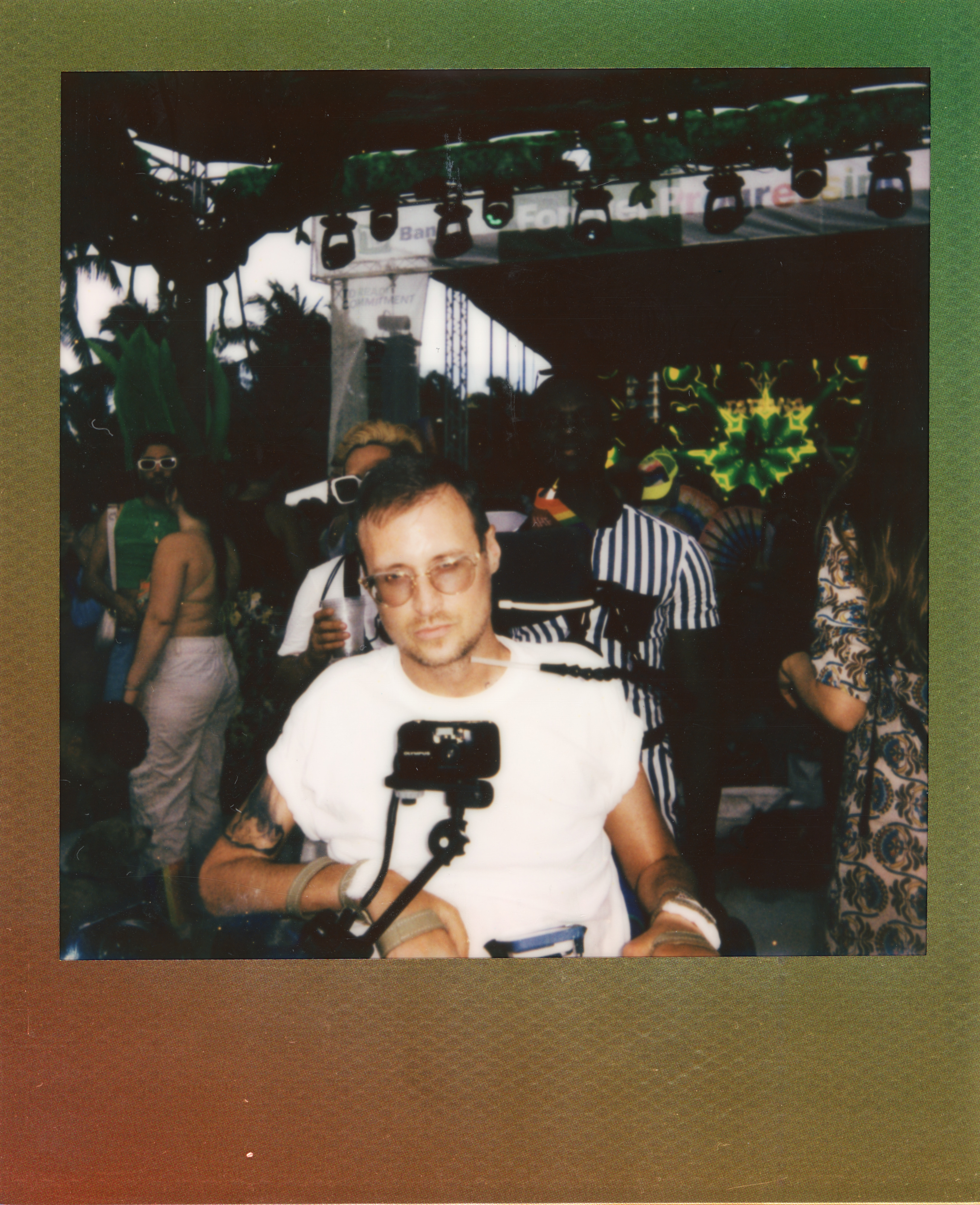 Miami 2023 Polaroid 049, a one-of-one instant photograph made in Miami, Florida, 2023 by Robert Andy Coombs.