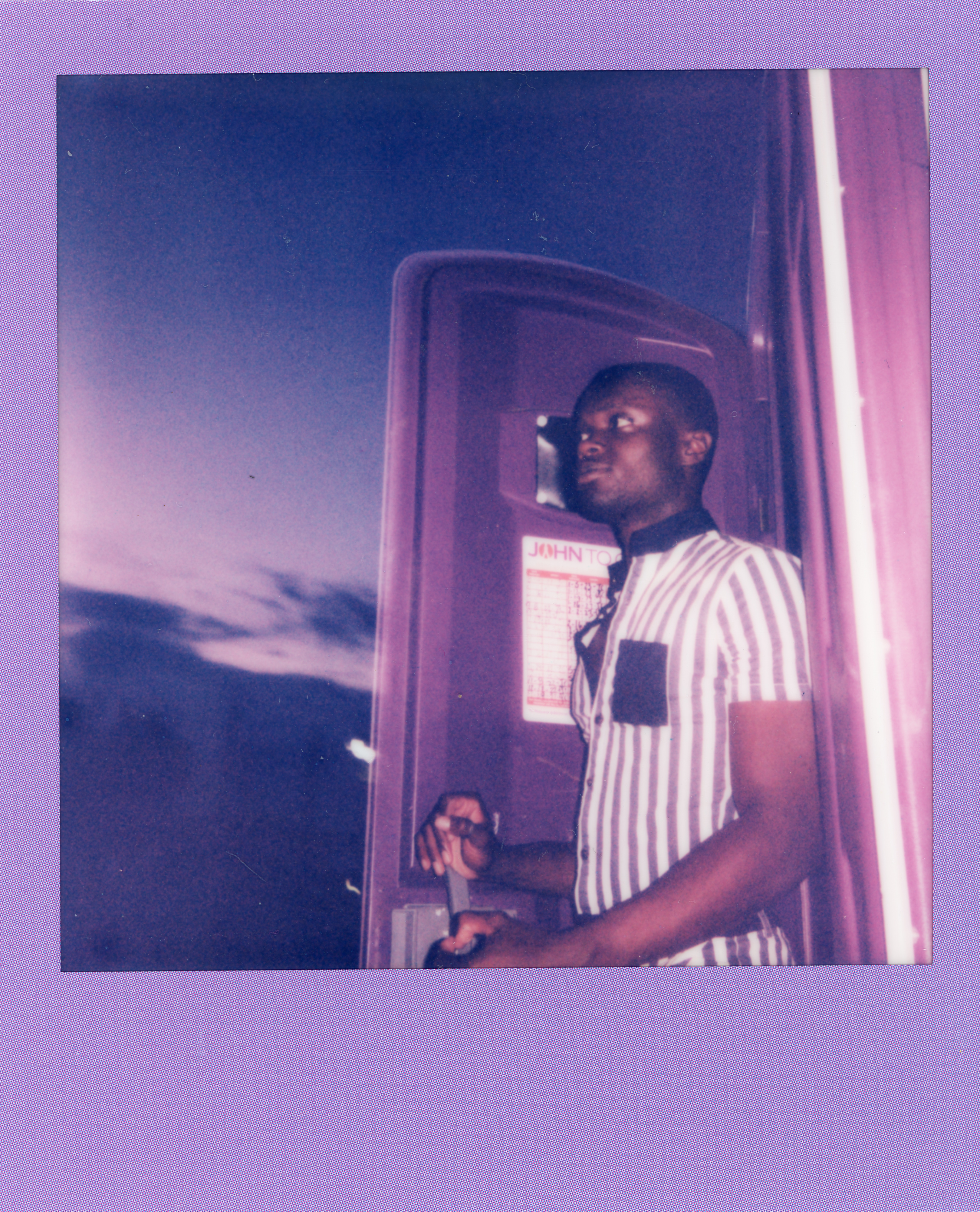 Miami 2023 Polaroid 079, a one-of-one instant photograph made in Miami, Florida, 2023 by Robert Andy Coombs.