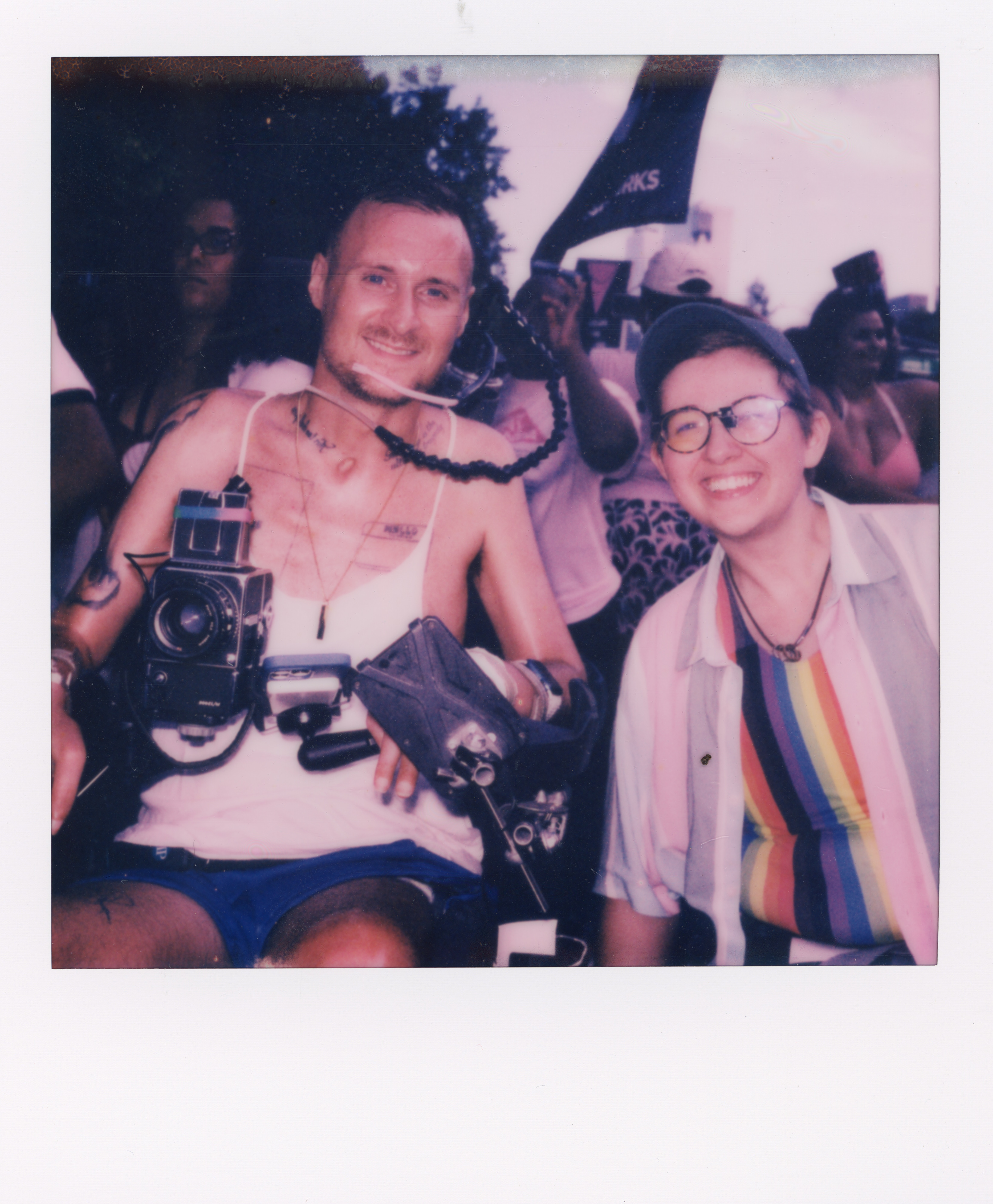 Miami 2023 Polaroid 082, a one-of-one instant photograph made in Miami, Florida, 2023 by Robert Andy Coombs.