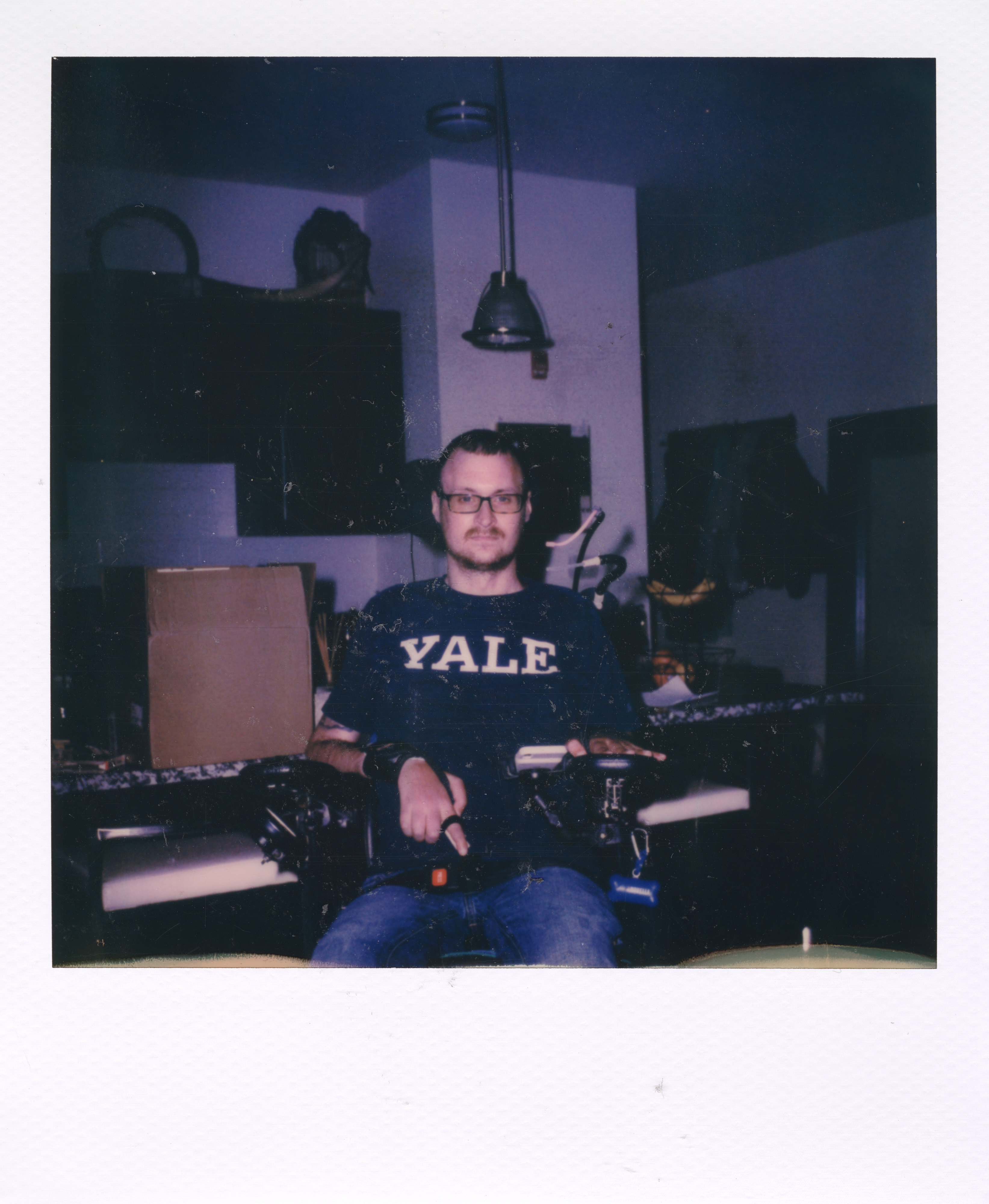 Yale Polaroid 016, a one-of-one instant photograph made in New Haven, Connecticut, 2020 by Robert Andy Coombs.