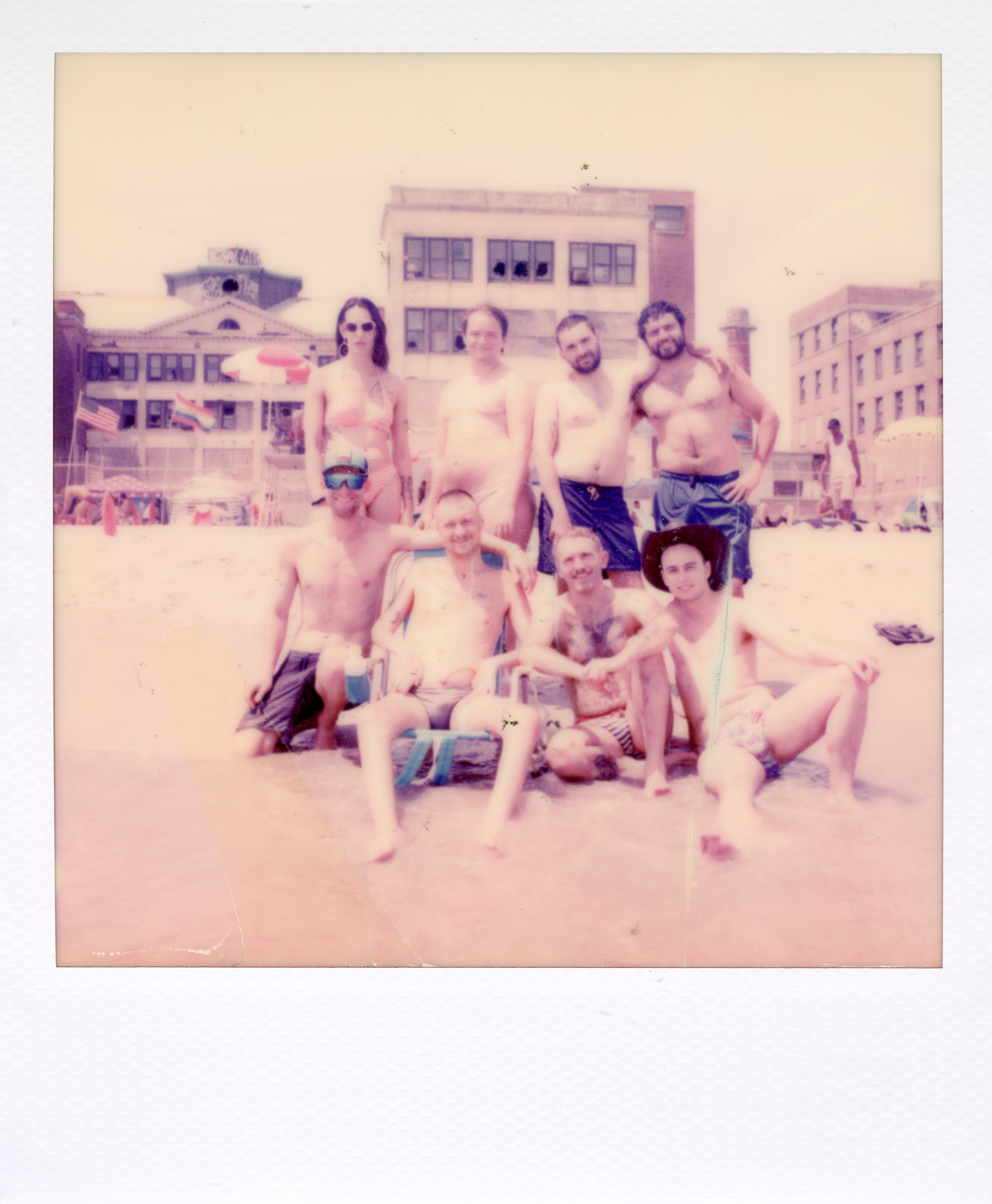 Yale Polaroid 025, a one-of-one instant photograph made in New Haven, Connecticut, 2020 by Robert Andy Coombs.