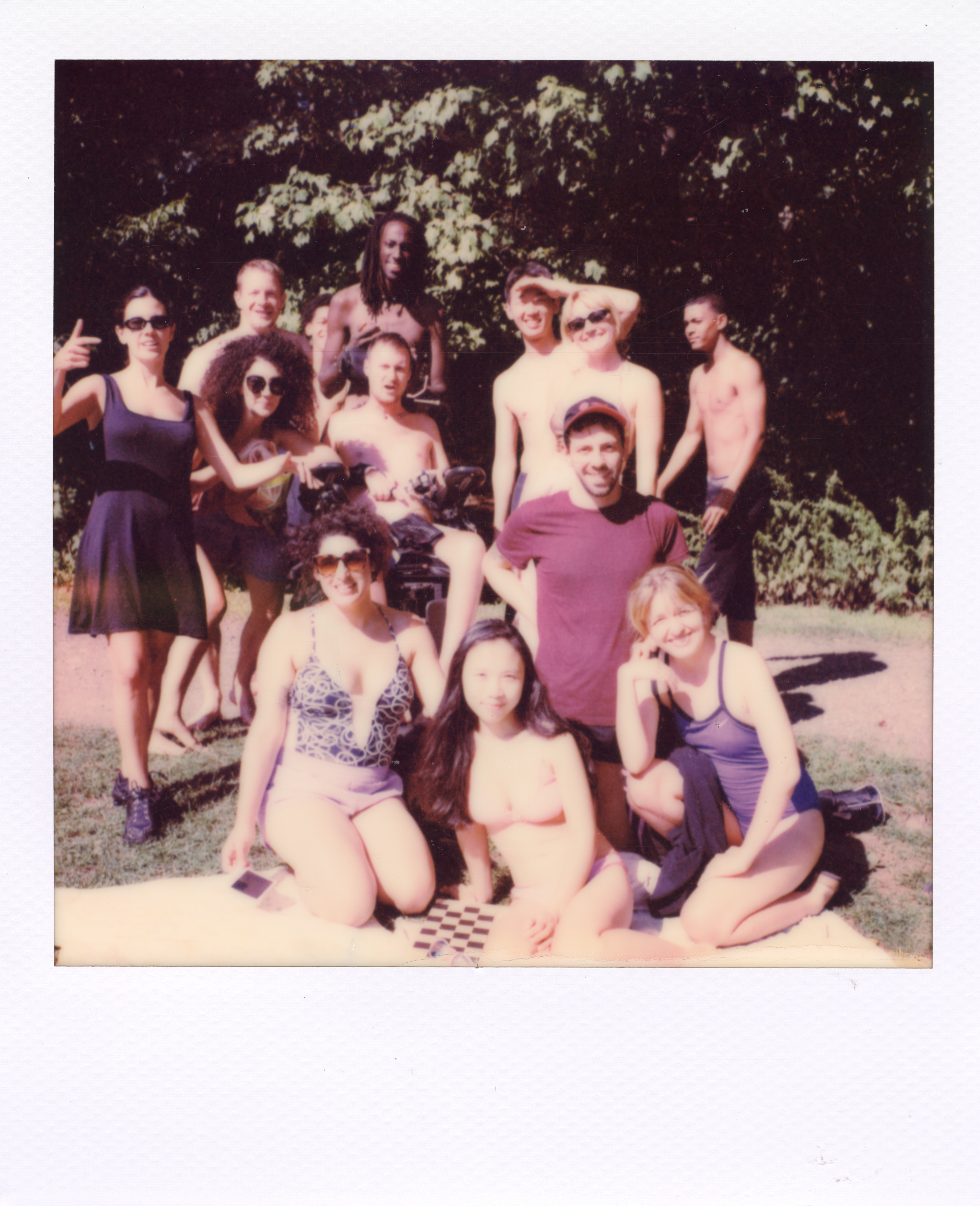 Yale Polaroid 031, a one-of-one instant photograph made in New Haven, Connecticut, 2020 by Robert Andy Coombs.