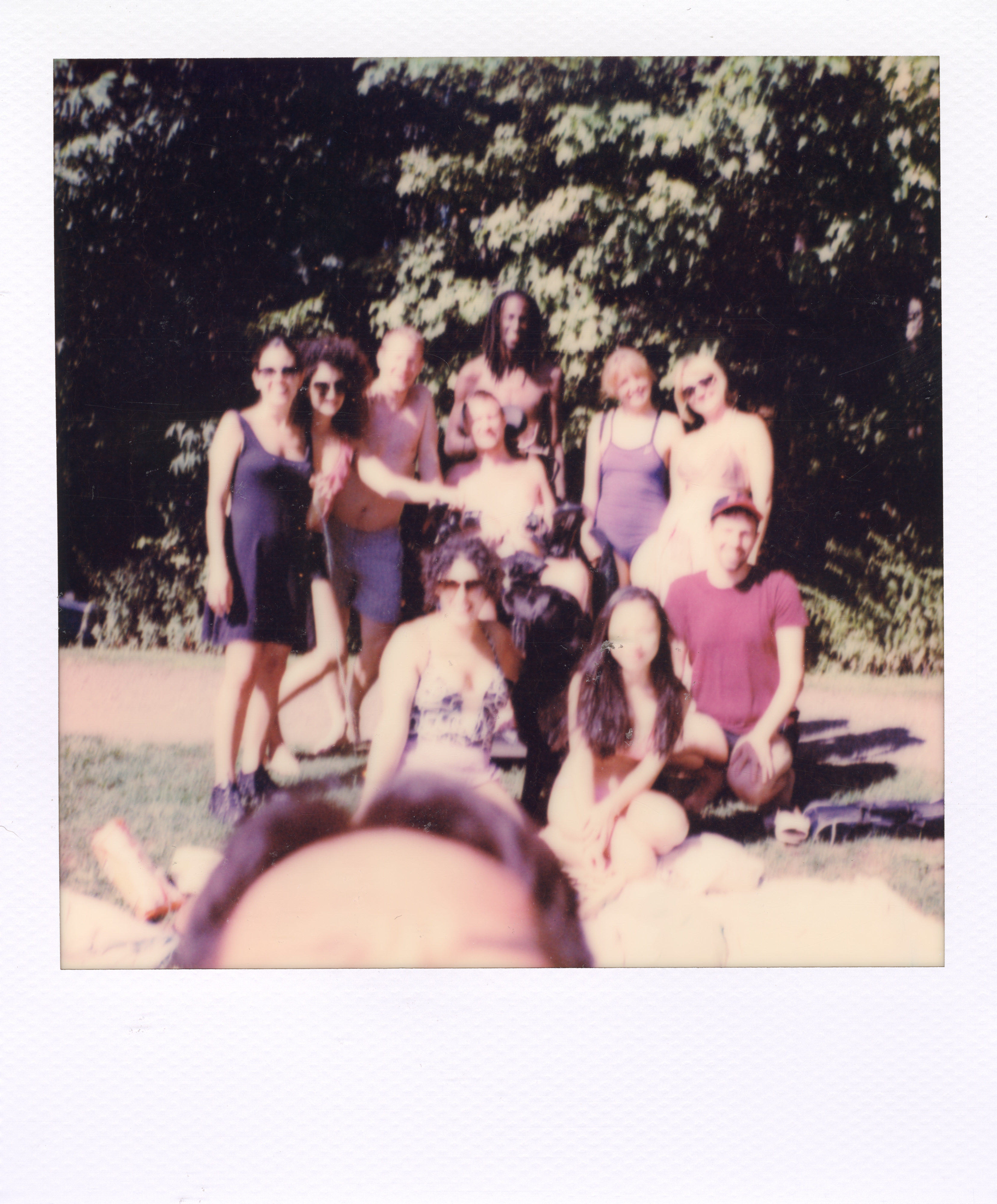 Yale Polaroid 032, a one-of-one instant photograph made in New Haven, Connecticut, 2020 by Robert Andy Coombs.