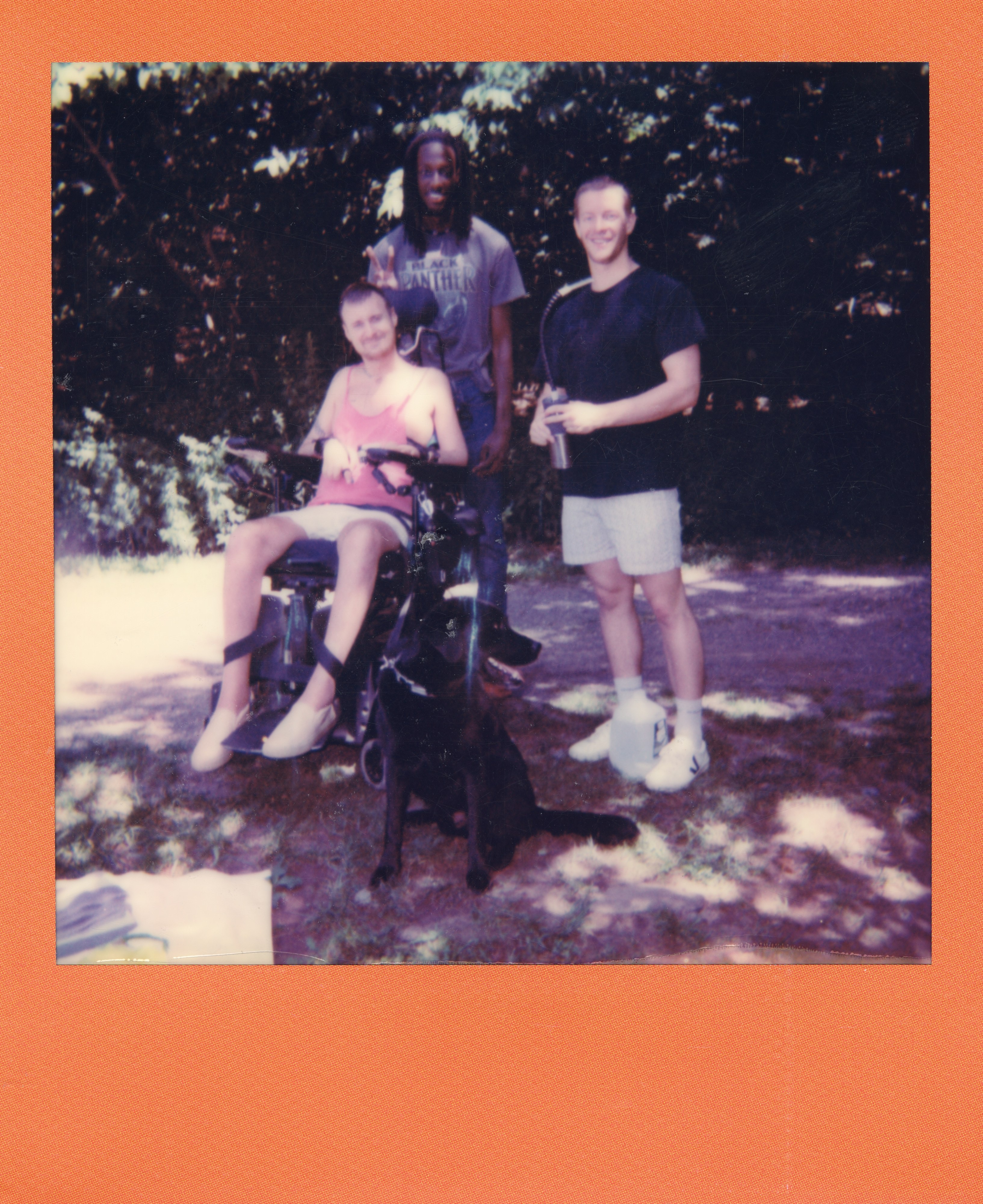 Yale Polaroid 036, a one-of-one instant photograph made in New Haven, Connecticut, 2020 by Robert Andy Coombs.
