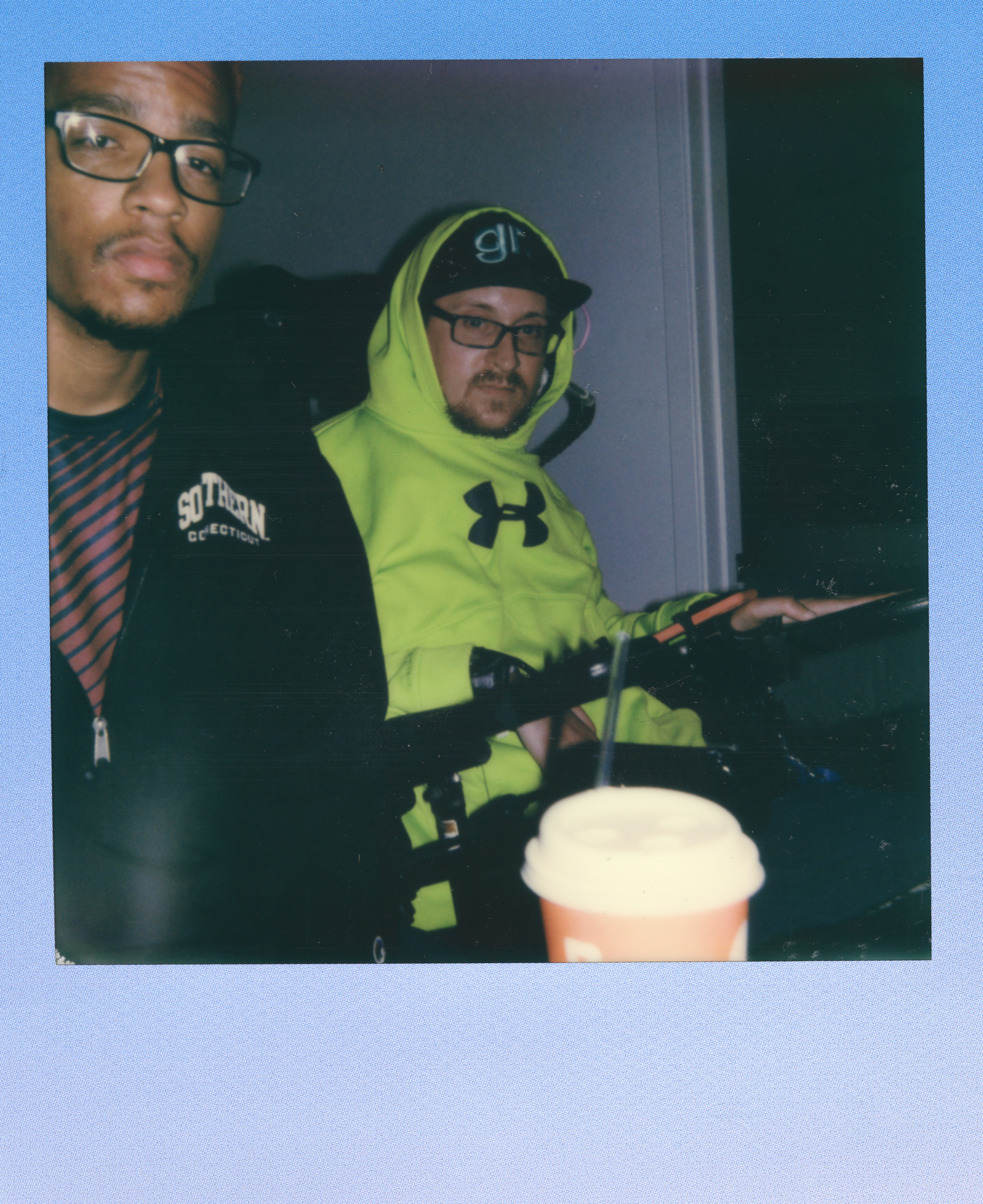 Yale Polaroid 074, a one-of-one instant photograph made in New Haven, Connecticut, 2020 by Robert Andy Coombs.