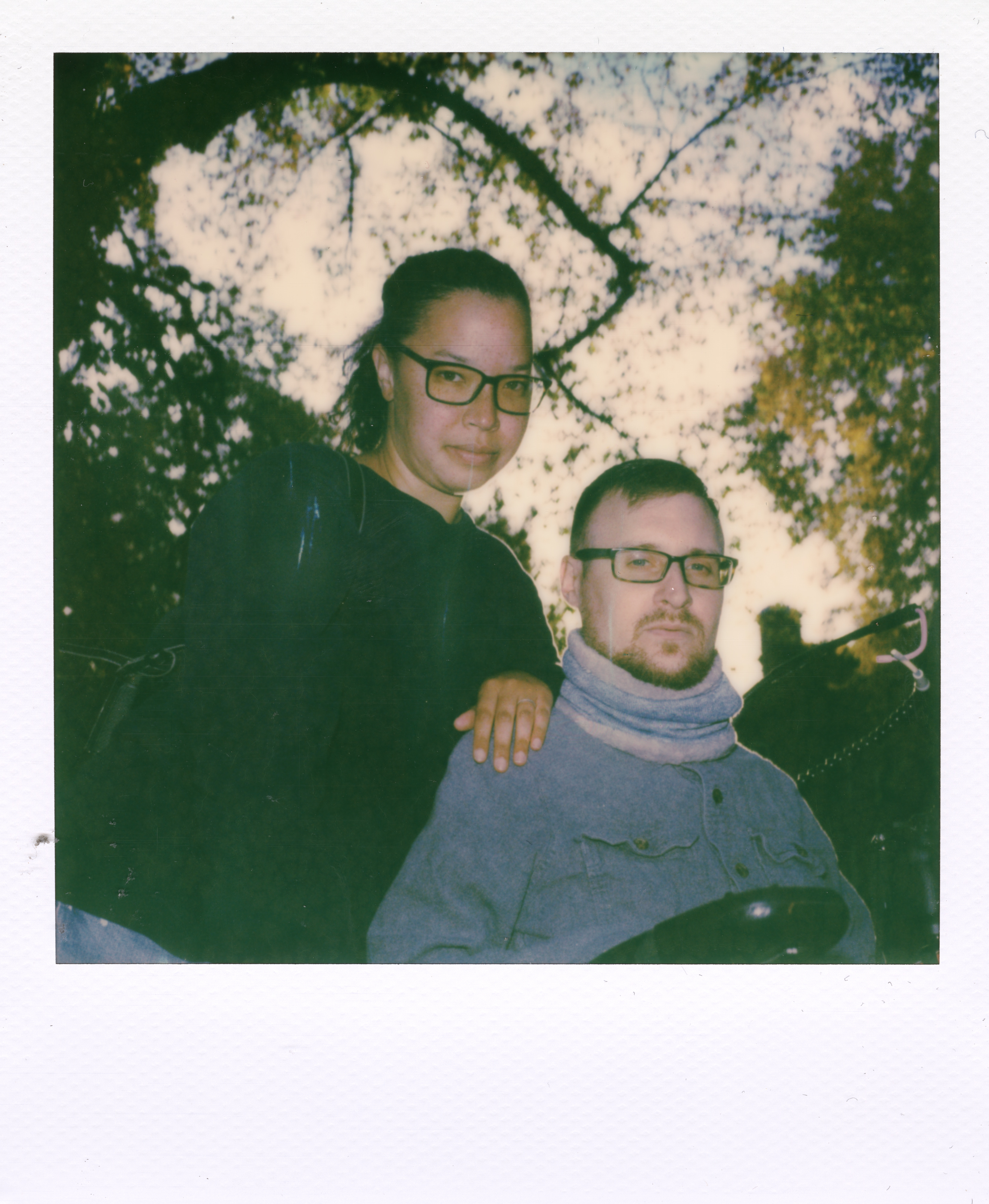 Yale Polaroid 079, a one-of-one instant photograph made in New Haven, Connecticut, 2020 by Robert Andy Coombs.