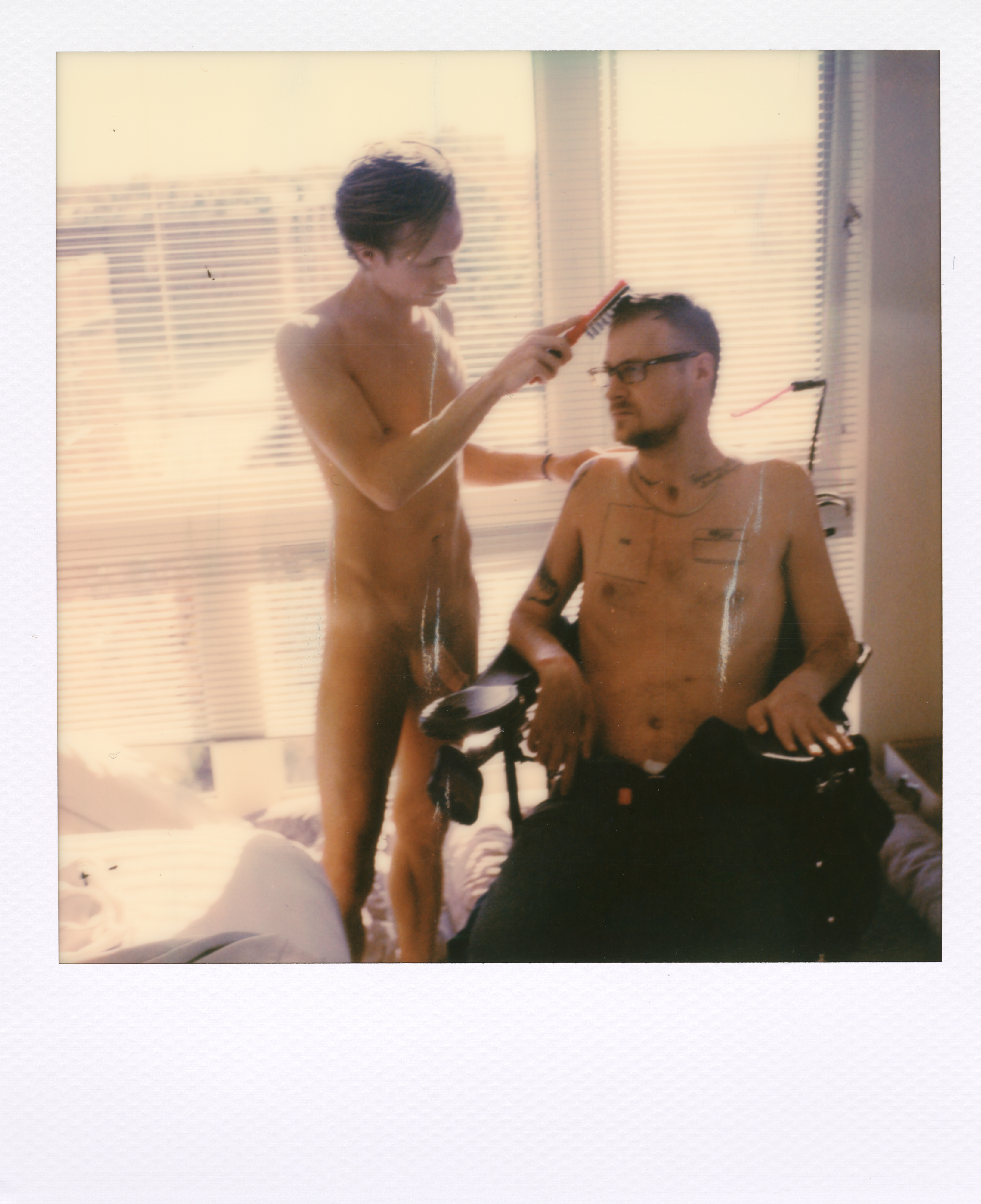 Yale Polaroid 096, a one-of-one instant photograph made in New Haven, Connecticut, 2020 by Robert Andy Coombs.