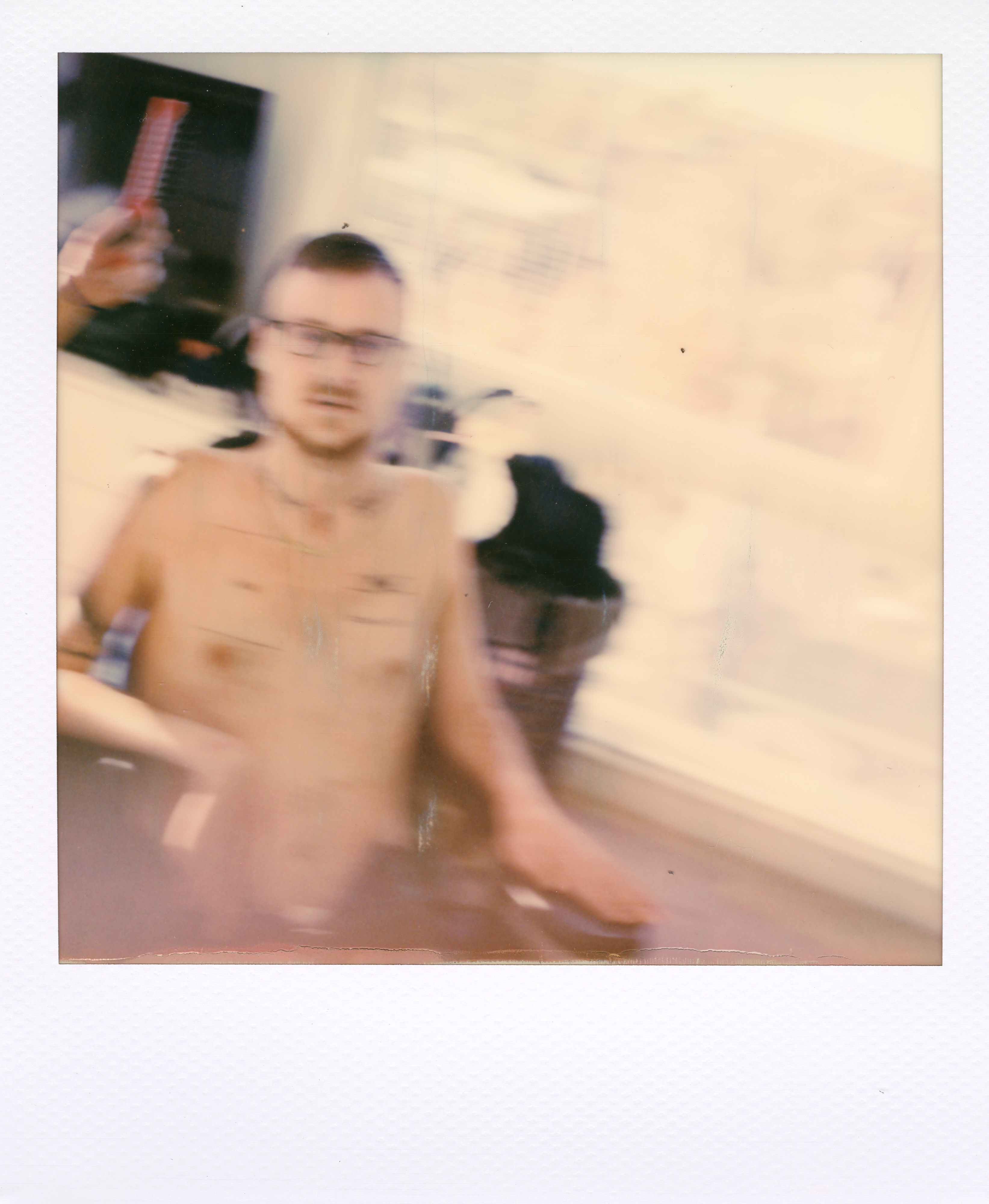 Yale Polaroid 097, a one-of-one instant photograph made in New Haven, Connecticut, 2020 by Robert Andy Coombs.
