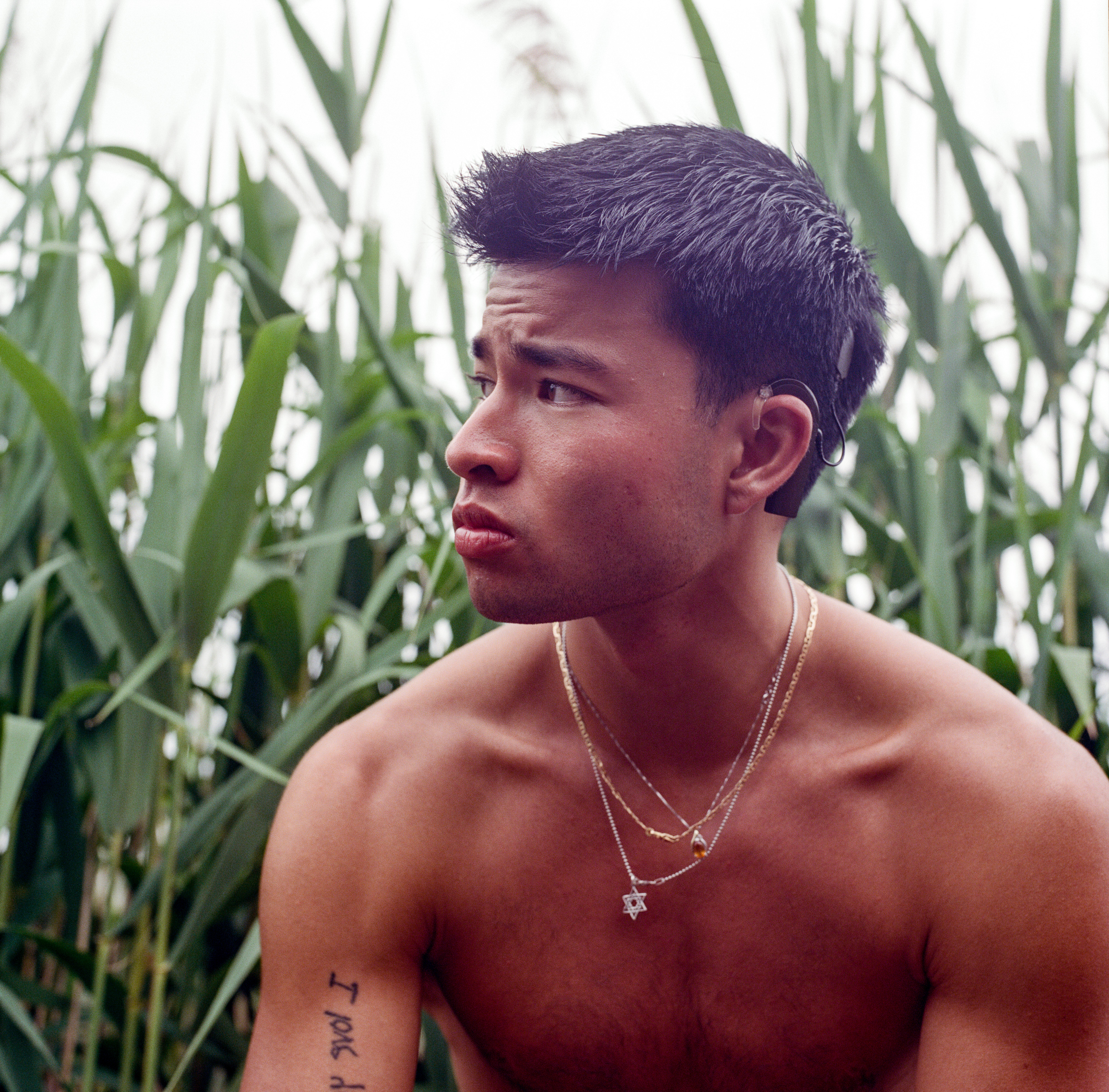 Fire Island 050, a square-format photograph street photograph made in Fire Island Pines, New York by Robert Andy Coombs.