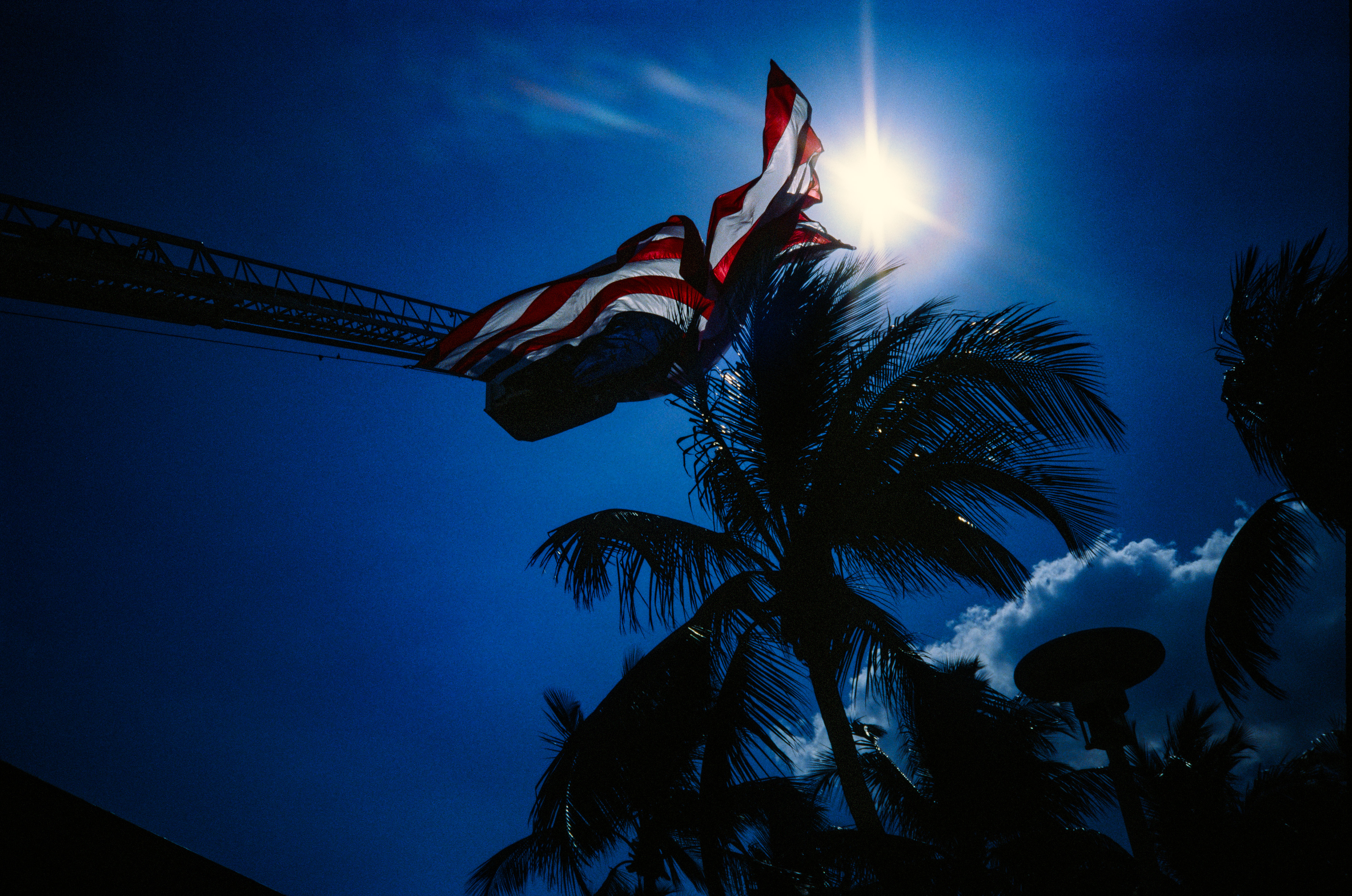 Miami Beach 022, a landscape-format photograph street photograph made in Miami Beach, Florida by Robert Andy Coombs.