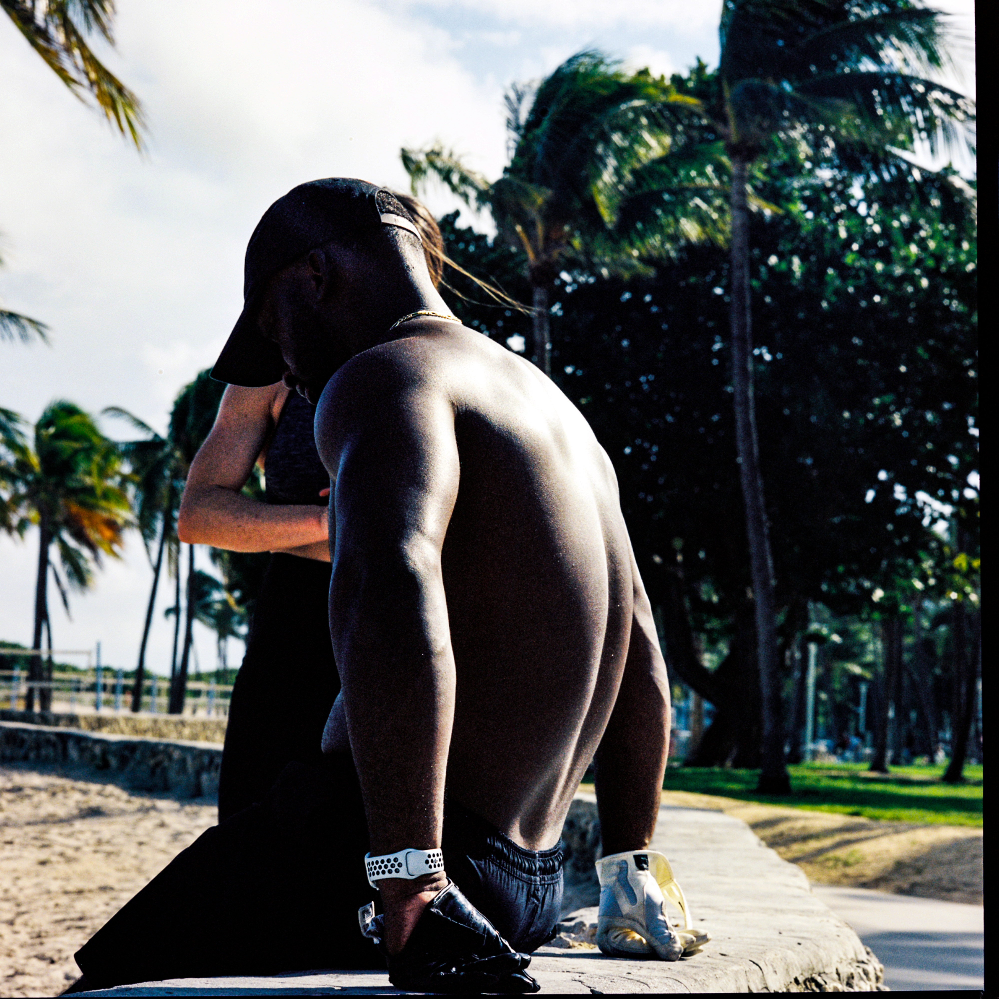 Miami Beach 068, a square-format photograph street photograph made in Miami Beach, Florida by Robert Andy Coombs.