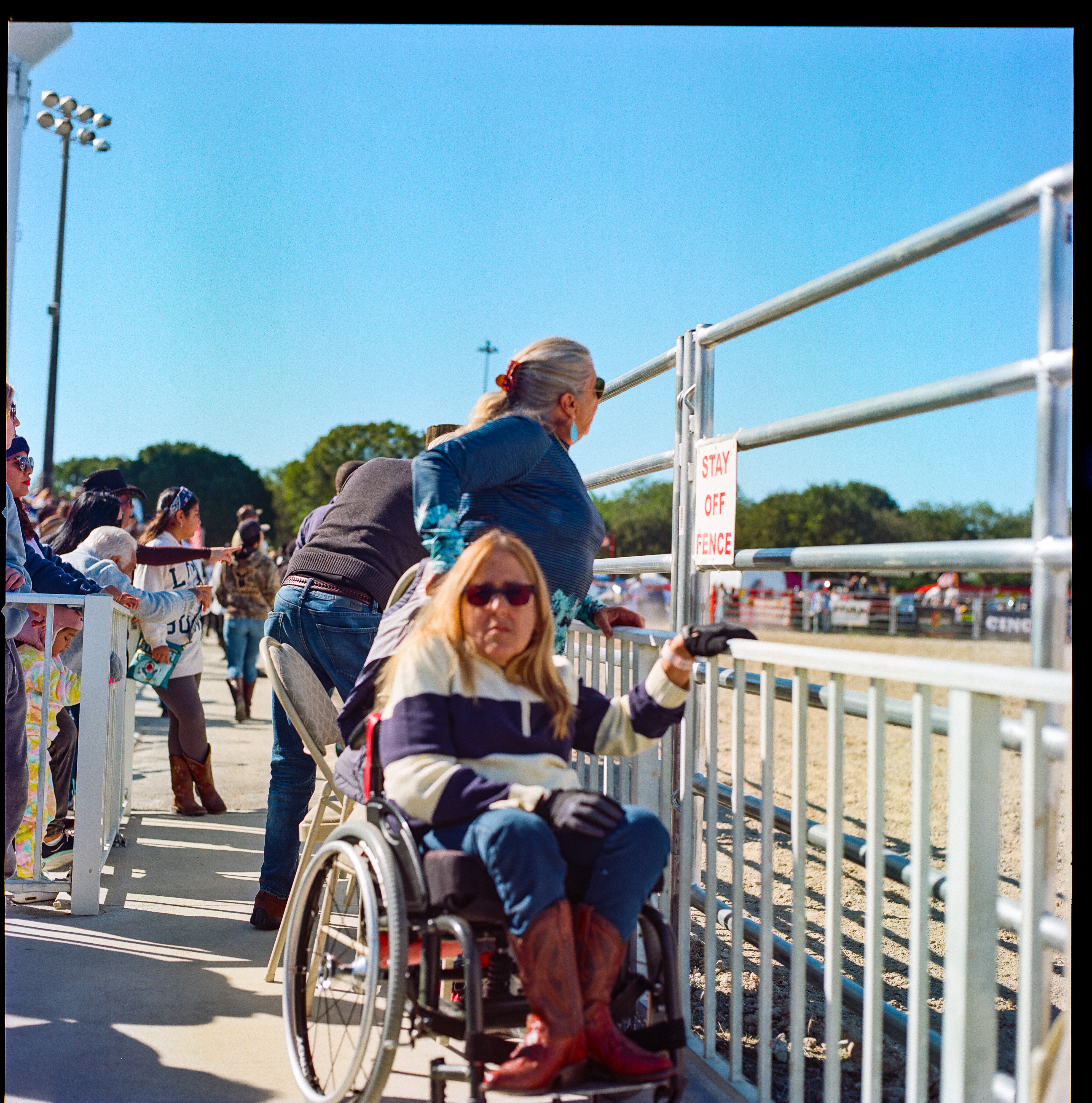 Rodeo 007, a square-format photograph street photograph by Robert Andy Coombs.