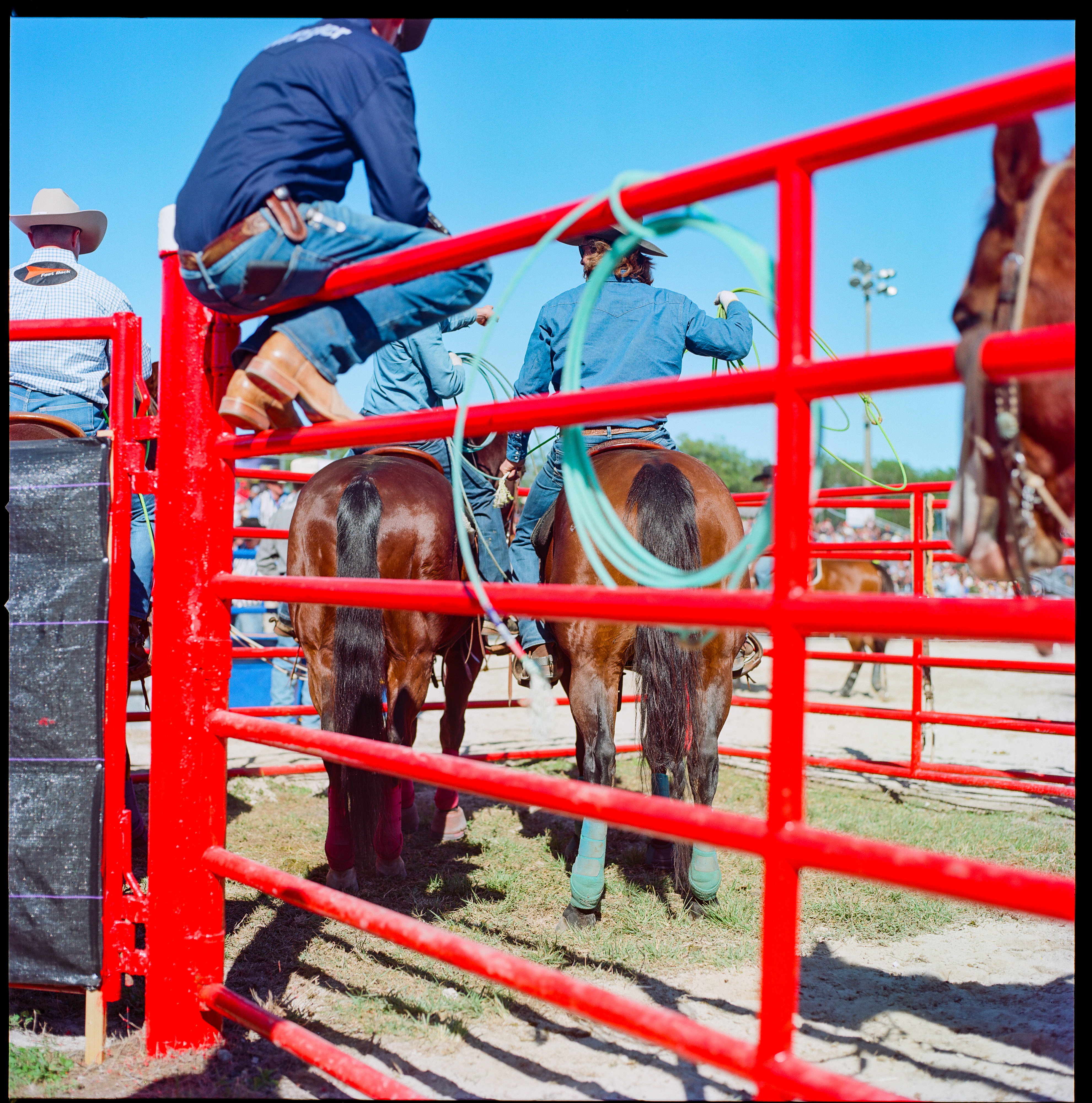 Rodeo 008, a square-format photograph street photograph by Robert Andy Coombs.