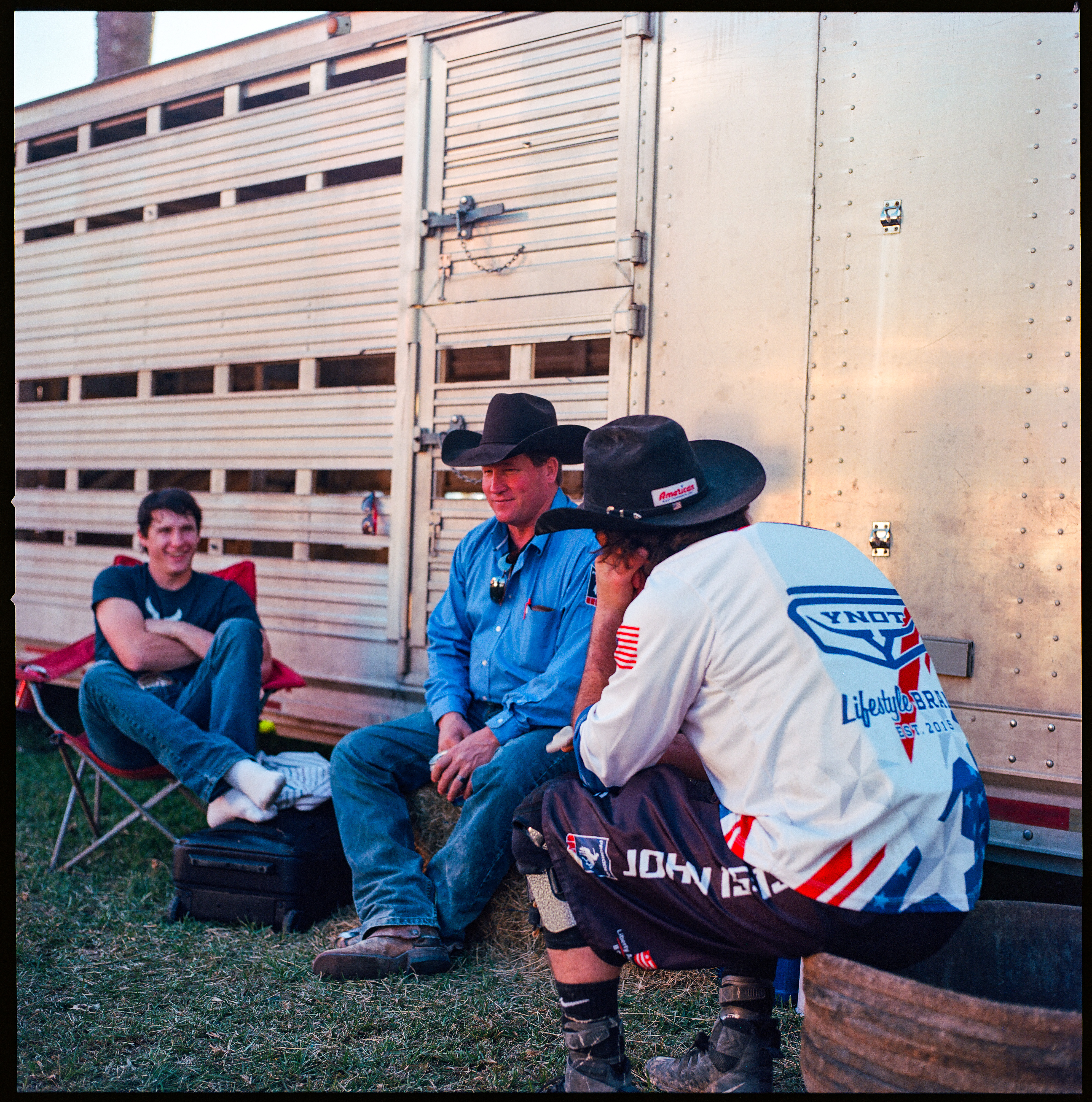 Rodeo 013, a square-format photograph street photograph by Robert Andy Coombs.