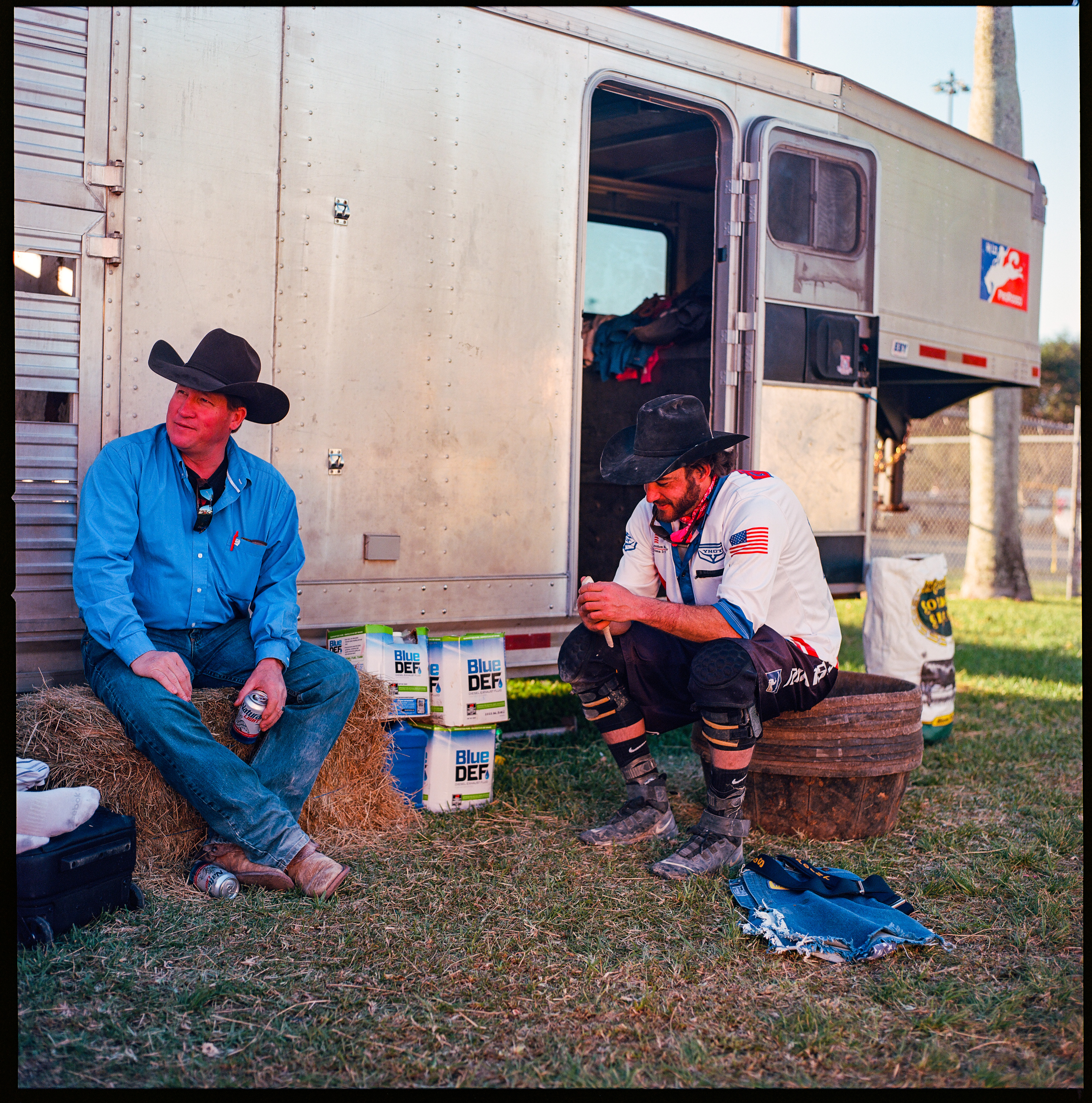 Rodeo 015, a square-format photograph street photograph by Robert Andy Coombs.