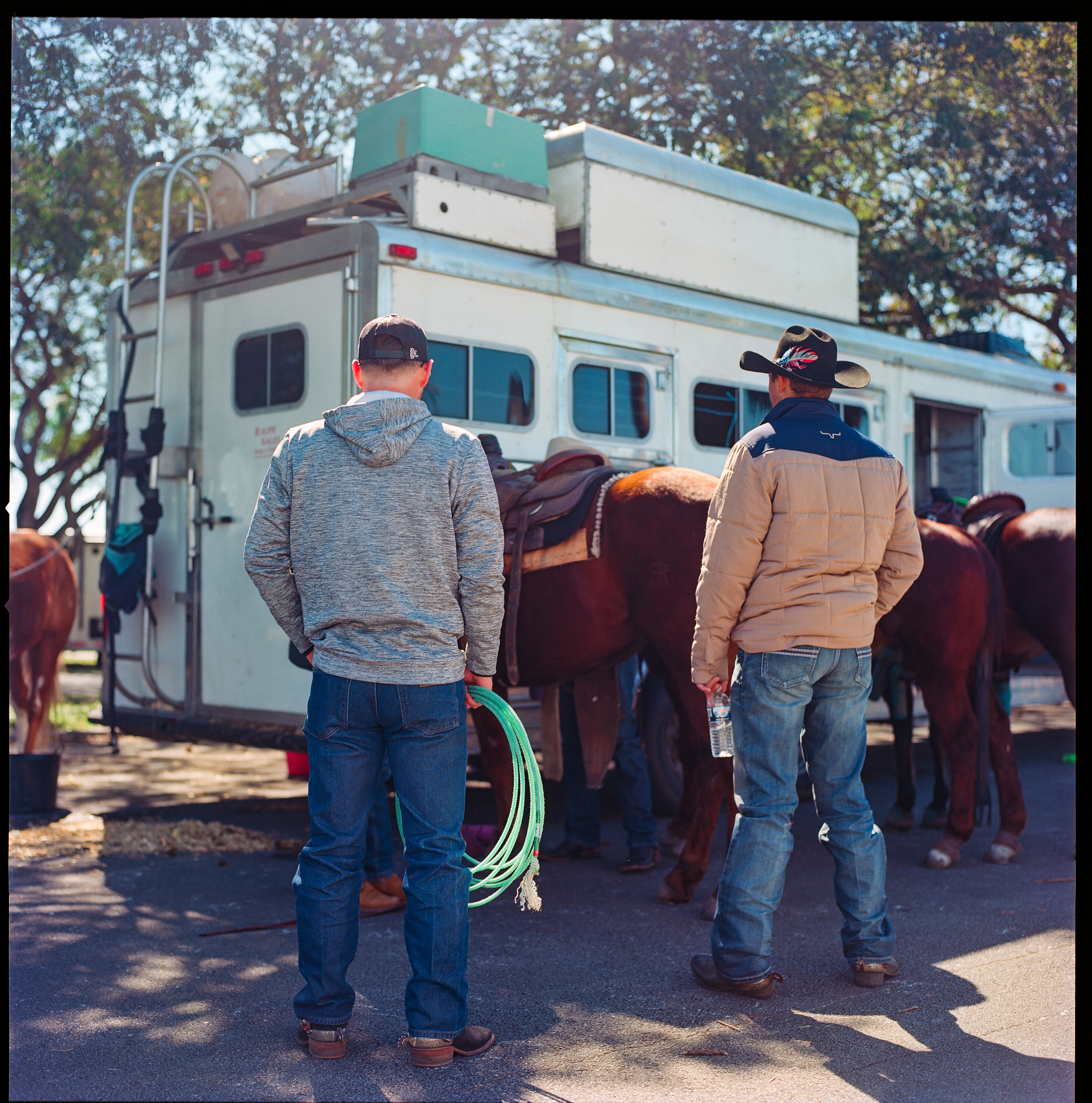 Rodeo 016, a square-format photograph street photograph by Robert Andy Coombs.