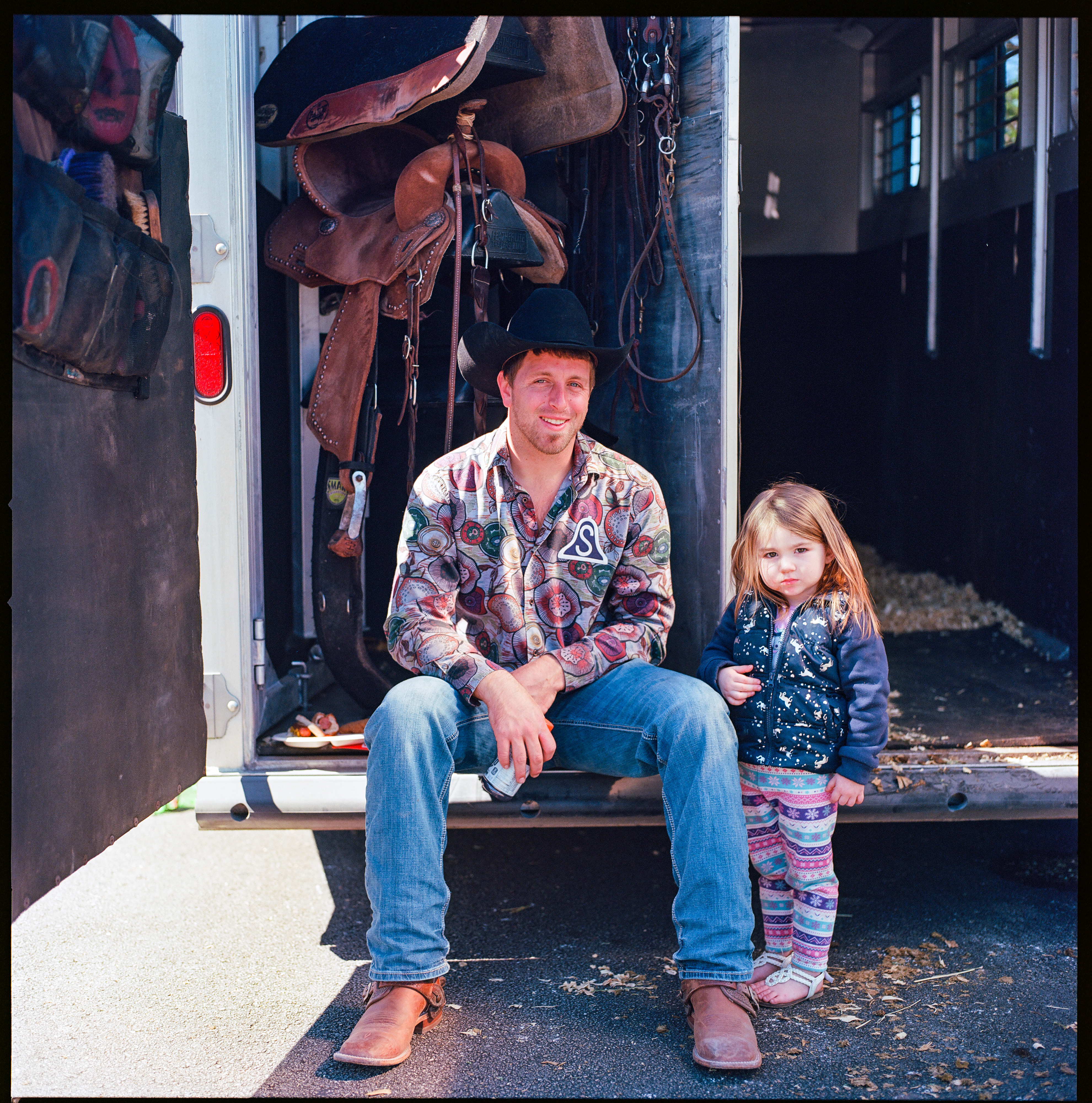 Rodeo 017, a square-format photograph street photograph by Robert Andy Coombs.