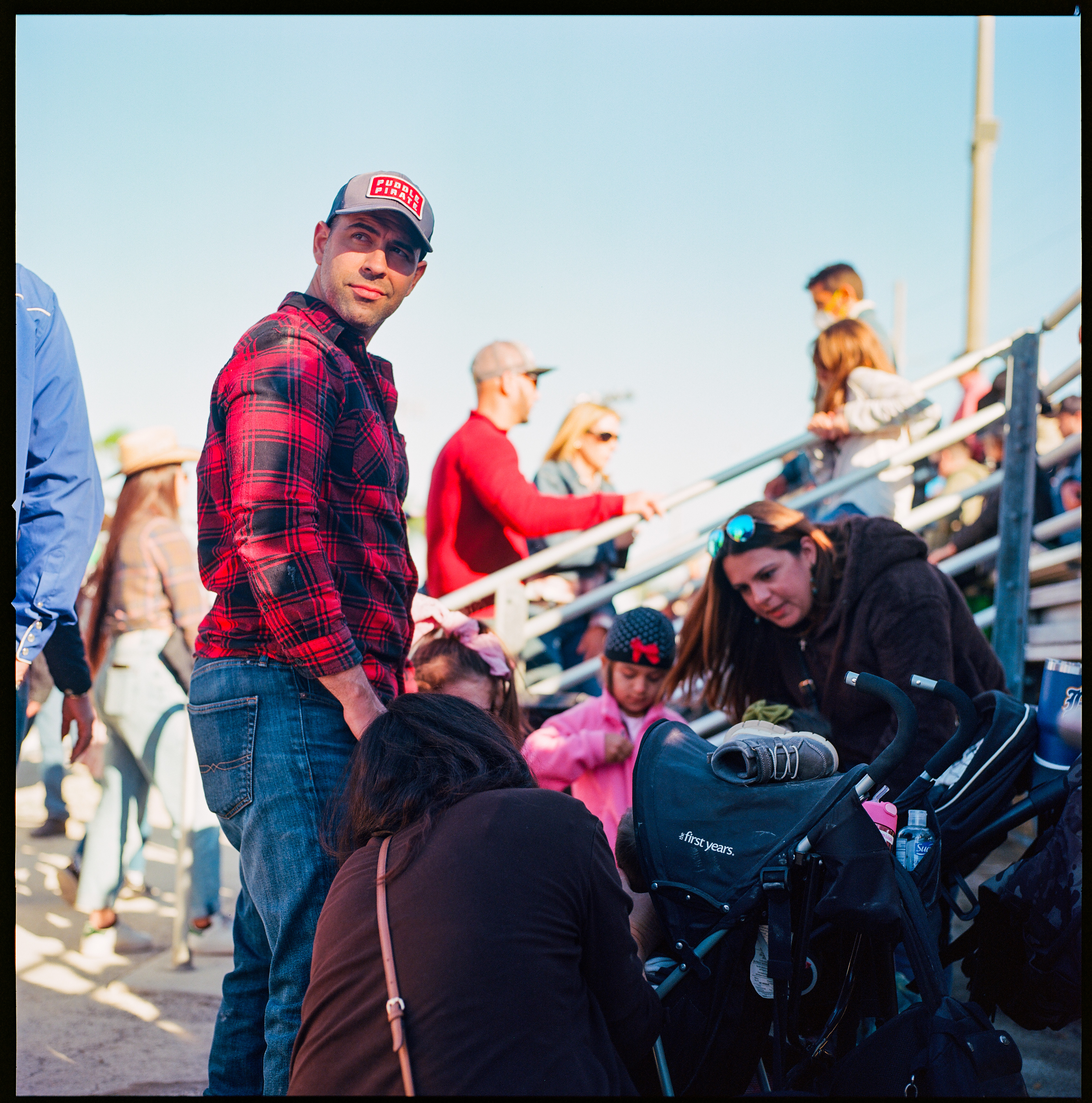 Rodeo 023, a square-format photograph street photograph by Robert Andy Coombs.