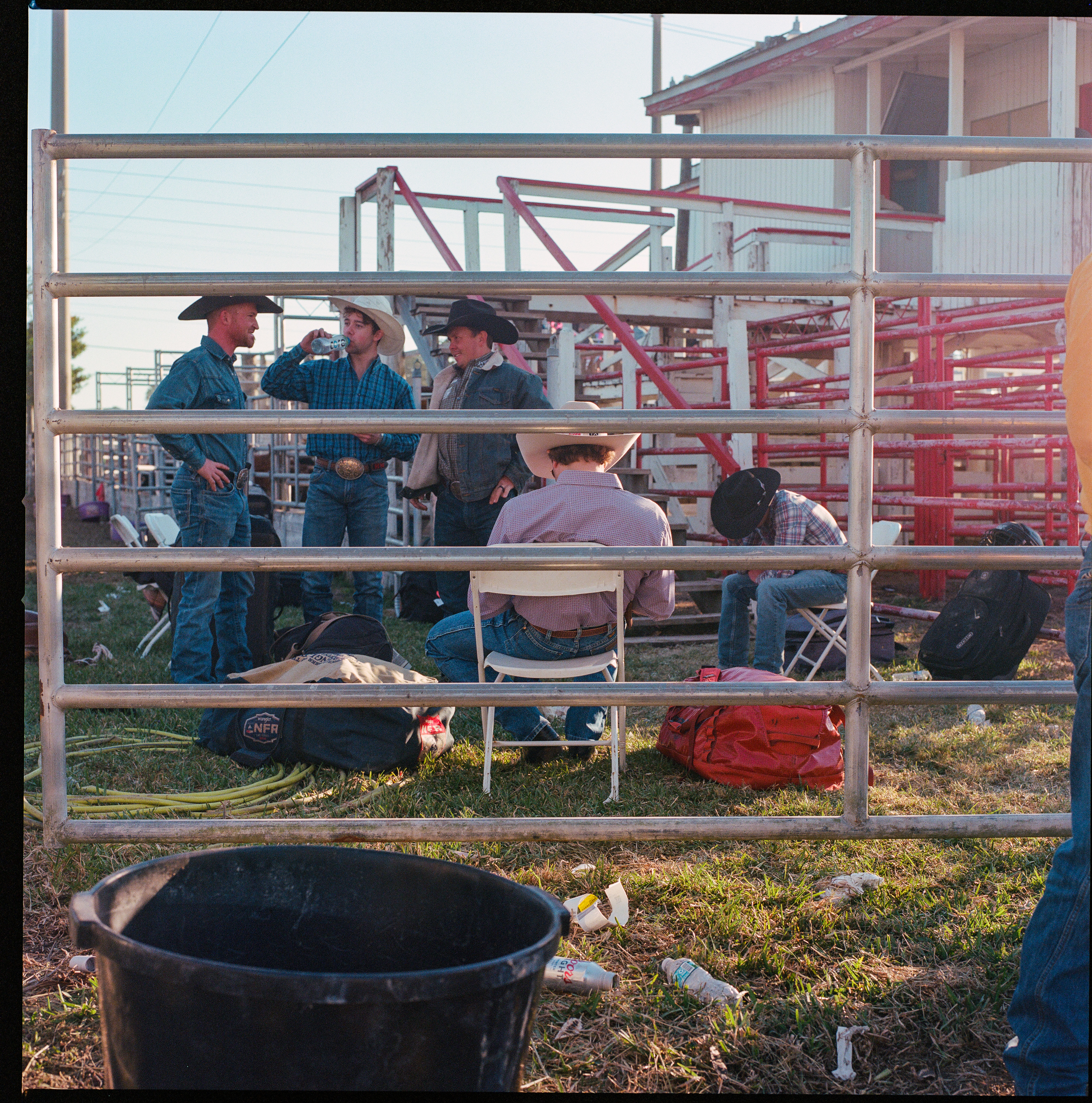 Rodeo 027, a square-format photograph street photograph by Robert Andy Coombs.