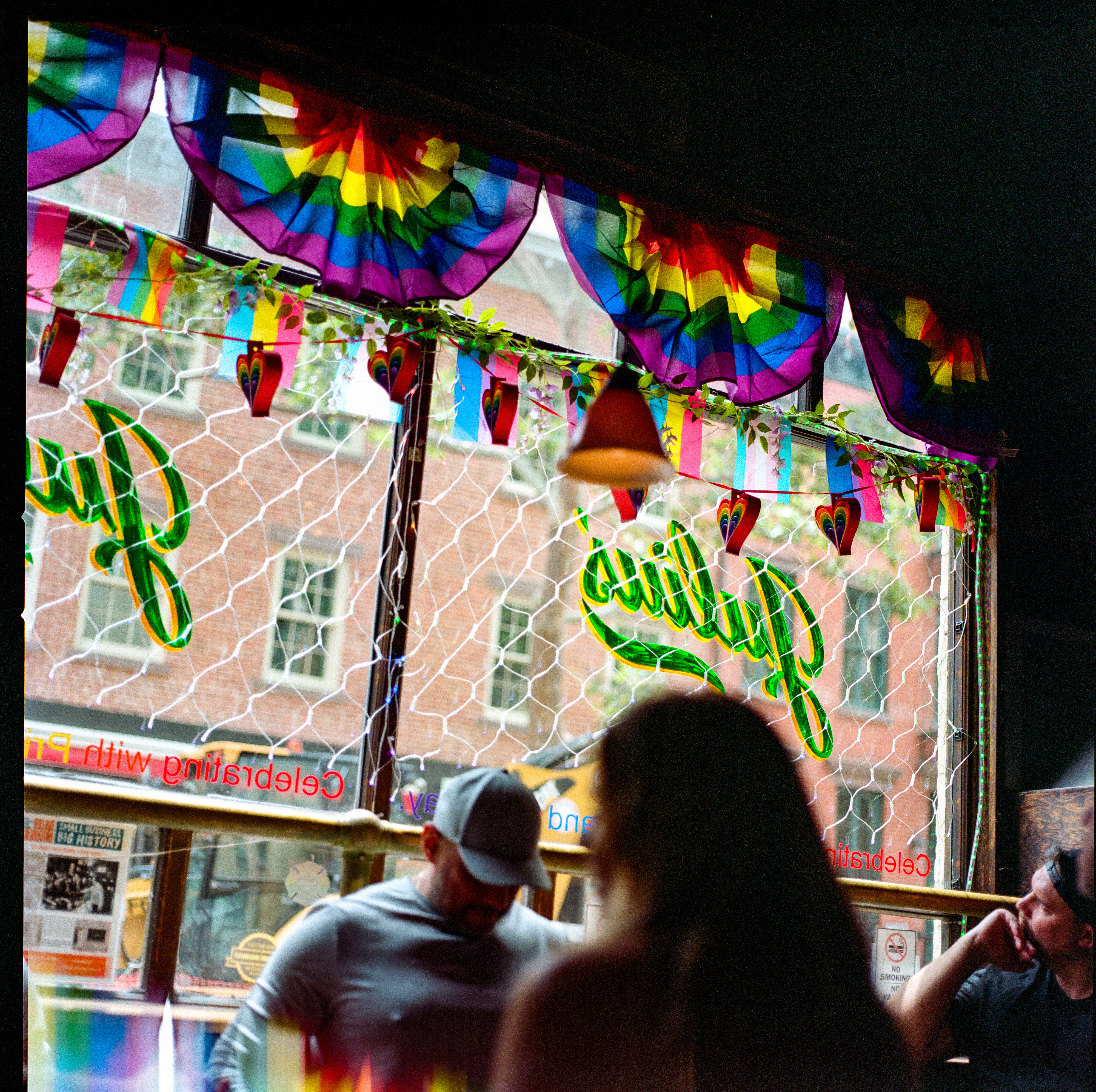 Traversing Pride 032, a square-format photograph street photograph by Robert Andy Coombs.