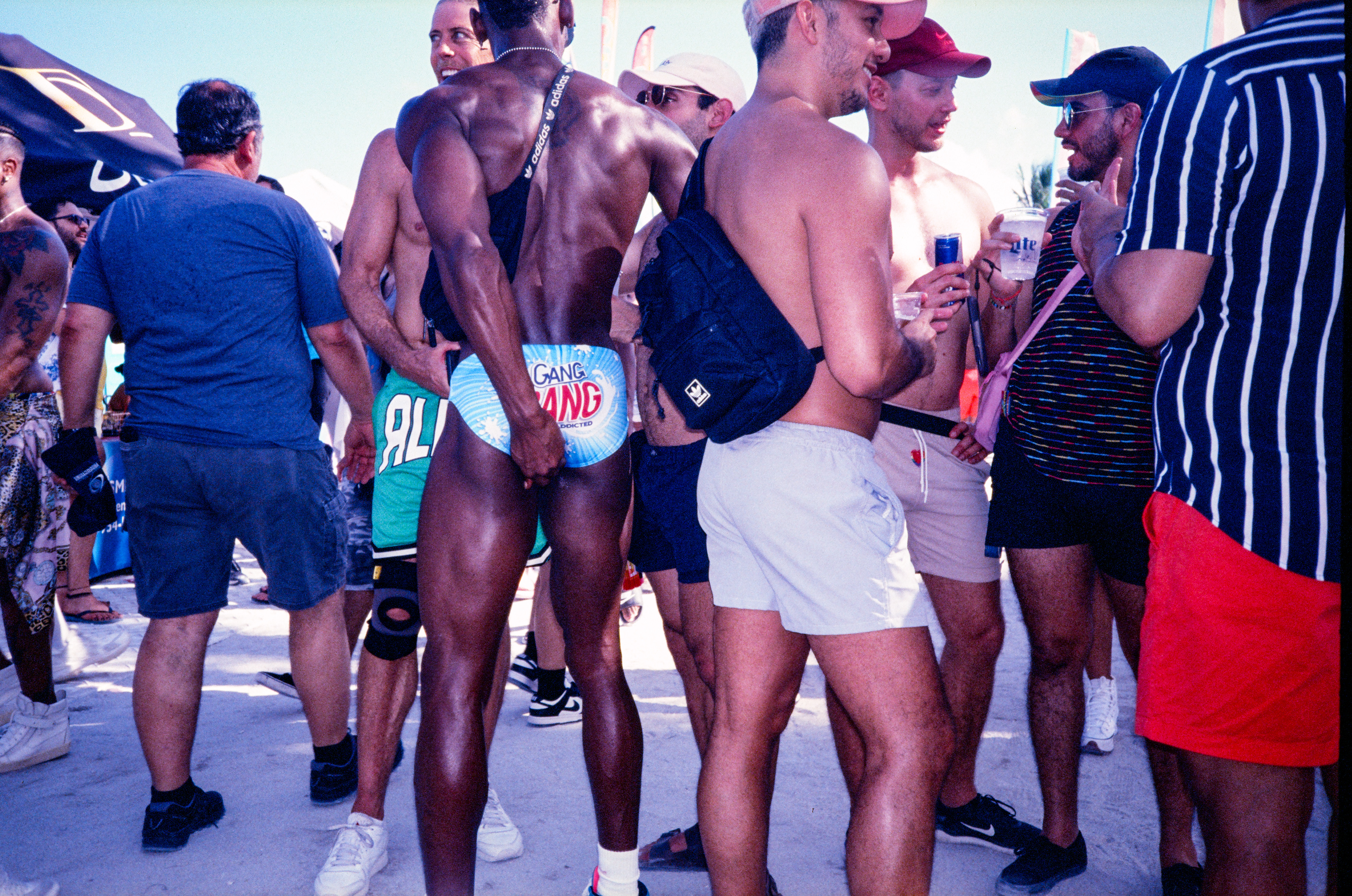 Traversing Pride 034, a landscape-format photograph street photograph by Robert Andy Coombs.