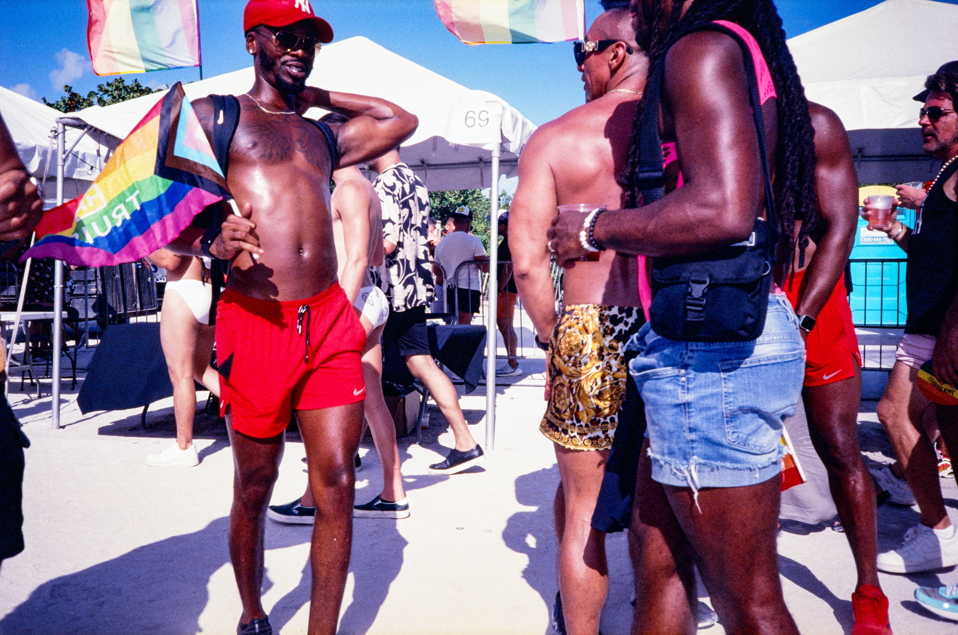 Traversing Pride 036, a landscape-format photograph street photograph by Robert Andy Coombs.