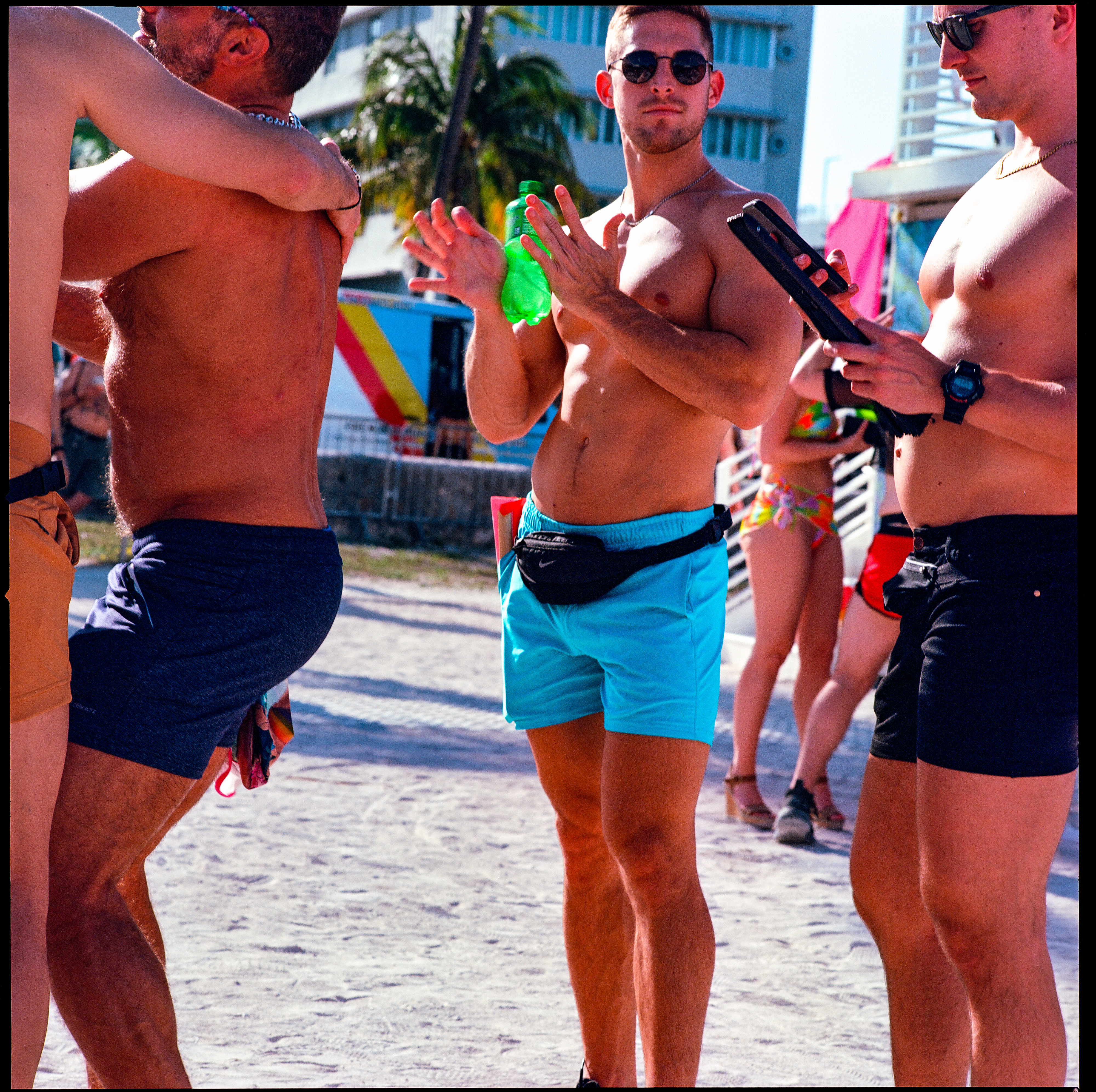 Traversing Pride 062, a square-format photograph street photograph by Robert Andy Coombs.