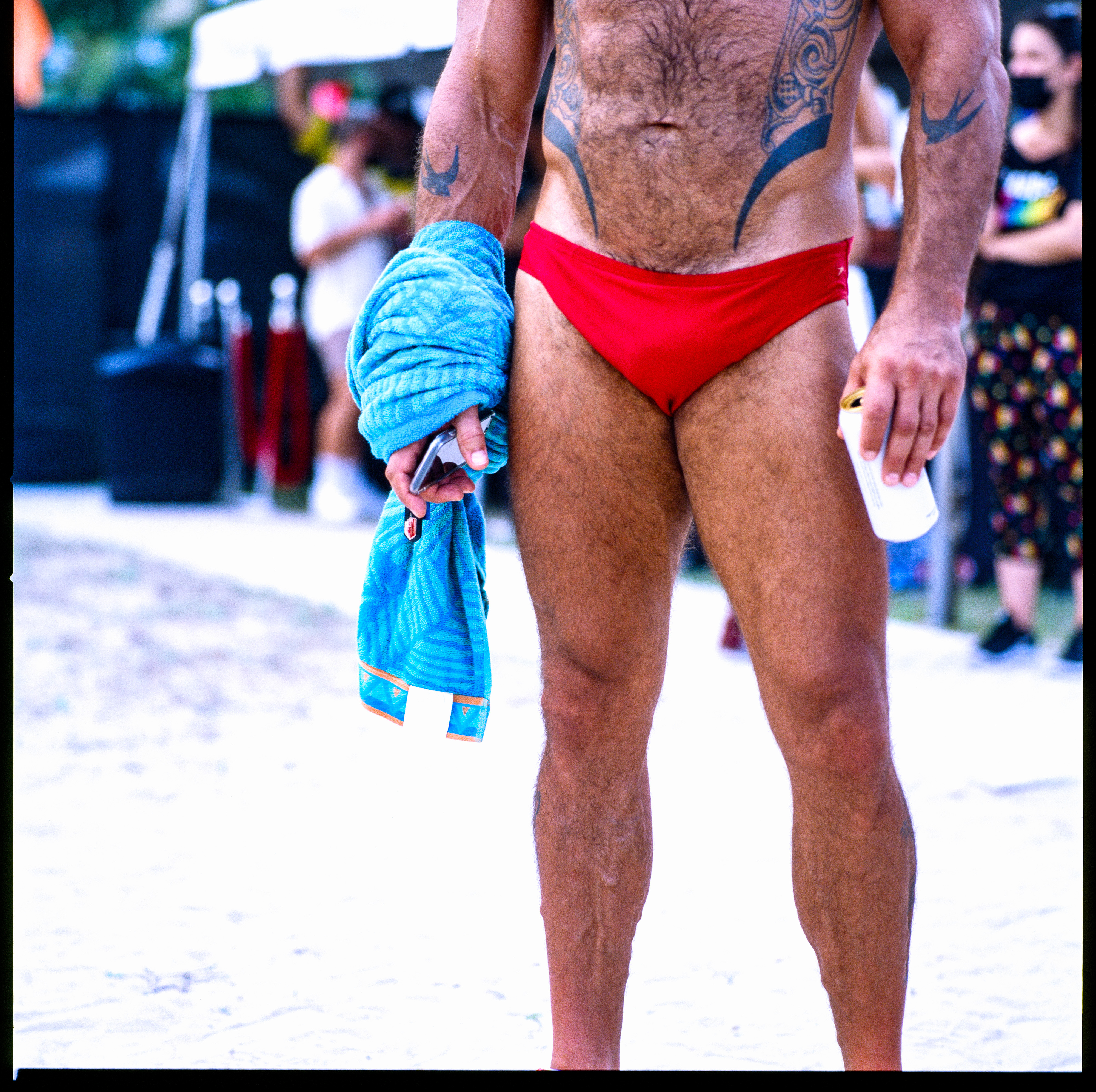 Traversing Pride 078, a square-format photograph street photograph by Robert Andy Coombs.